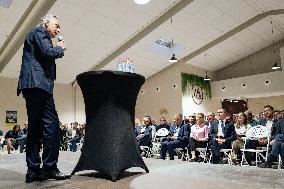 Bruno Retailleau During Meeting for Partial Legislative Elections - Montauban