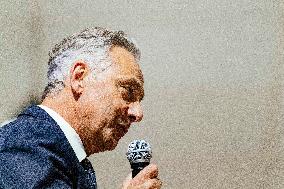 Bruno Retailleau During Meeting for Partial Legislative Elections - Montauban