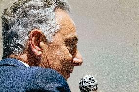 Bruno Retailleau During Meeting for Partial Legislative Elections - Montauban