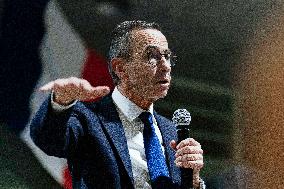 Bruno Retailleau During Meeting for Partial Legislative Elections - Montauban
