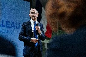 Bruno Retailleau During Meeting for Partial Legislative Elections - Montauban