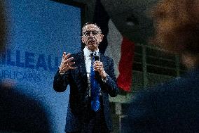 Bruno Retailleau During Meeting for Partial Legislative Elections - Montauban