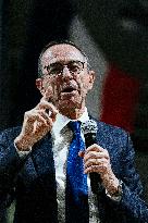 Bruno Retailleau During Meeting for Partial Legislative Elections - Montauban