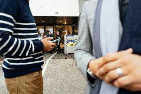 Bruno Retailleau During Meeting for Partial Legislative Elections - Montauban