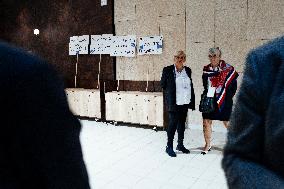 Bruno Retailleau During Meeting for Partial Legislative Elections - Montauban