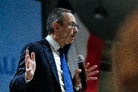 Bruno Retailleau During Meeting for Partial Legislative Elections - Montauban