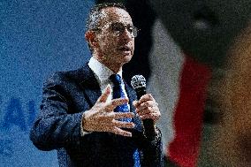 Bruno Retailleau During Meeting for Partial Legislative Elections - Montauban