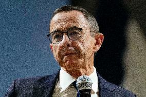 Bruno Retailleau During Meeting for Partial Legislative Elections - Montauban