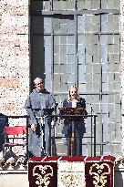 Italian PM Giorgia Meloni At San Francesco Celebration - Assisi