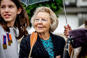 Princess Beatrix During The Sixth Edition Of Het Oranjepad - Baarn