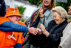 Princess Beatrix During The Sixth Edition Of Het Oranjepad - Baarn