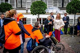 Princess Beatrix During The Sixth Edition Of Het Oranjepad - Baarn
