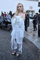 PFW Ann Demeulemeester Outside Arrivals