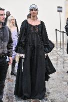 PFW Ann Demeulemeester Outside Arrivals