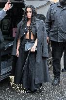 PFW Ann Demeulemeester Outside Arrivals