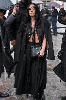 PFW Ann Demeulemeester Outside Arrivals