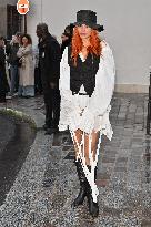 PFW Ann Demeulemeester Outside Arrivals