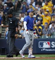 Baseball: Division Series between Cubs and Brewers