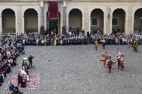 Pope Leo XIV Attends Swearing-in Of New Swiss Guard Recruits - Vatican