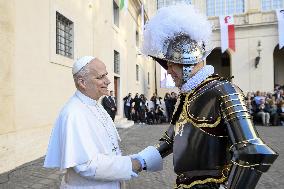 Pope Leo XIV Attends Swearing-in Of New Swiss Guard Recruits - Vatican