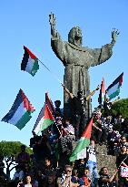 Massive Pro-Palestine Rally - Rome