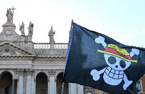 Massive Pro-Palestine Rally - Rome