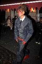 PFW - Jaden Smith Leaves Le Sienna Restaurant