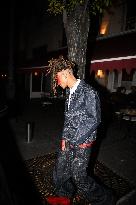 PFW - Jaden Smith Leaves Le Sienna Restaurant