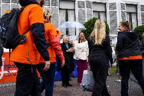Princess Beatrix During The Sixth Edition Of Het Oranjepad - Baarn