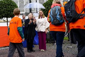 Princess Beatrix During The Sixth Edition Of Het Oranjepad - Baarn