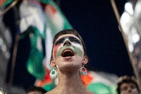 Demonstration in Support of Palestine Across Spain