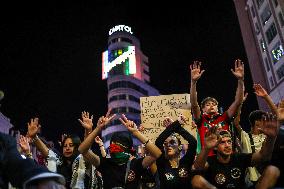 Demonstration in Support of Palestine Across Spain