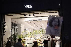 Demonstration in Support of Palestine Across Spain