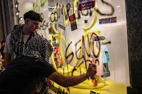 Demonstration in Support of Palestine Across Spain