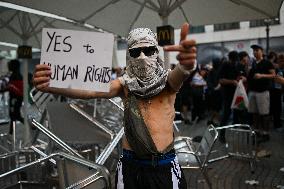 Demonstration in Support of Palestine Across Spain