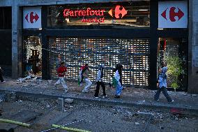 Demonstration in Support of Palestine Across Spain