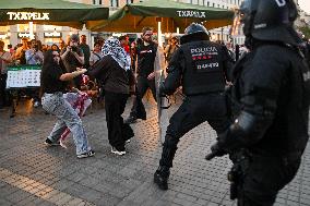 Demonstration in Support of Palestine Across Spain