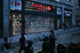 Demonstration in Support of Palestine Across Spain