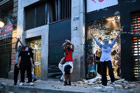 Demonstration in Support of Palestine Across Spain