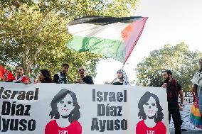 Demonstration in Support of Palestine Across Spain