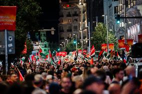 Demonstration in Support of Palestine Across Spain
