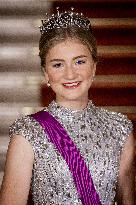 Abdication Ceremony of Luxembourg Grand Duke Henri - Dinner - Luxembourg.