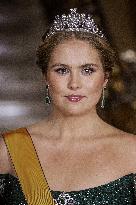 Abdication Ceremony of Luxembourg Grand Duke Henri - Dinner - Luxembourg.