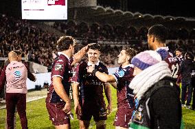 TOP 14: UNION BORDEAUX BEGLE VS LOU RUGBY (LYON)
