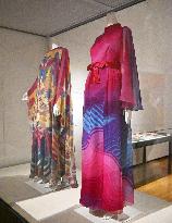 Exhibition honoring late fashion designer Hanae Mori