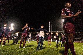 TOP 14: UNION BORDEAUX BEGLE VS LOU RUGBY (LYON)