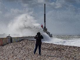 Storm Amy Hits France - Le Havre