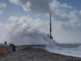 Storm Amy Hits France - Le Havre