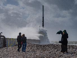 Storm Amy Hits France - Le Havre