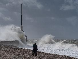 Storm Amy Hits France - Le Havre
